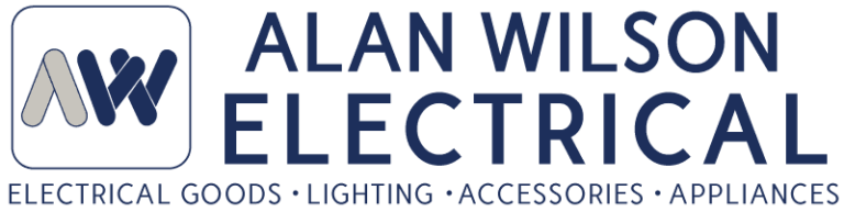 Alan Wilson Electrical Supplies logo1 800x201 240w 768x193
